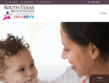 Tablet Screenshot of edinburgchildrenshospital.com